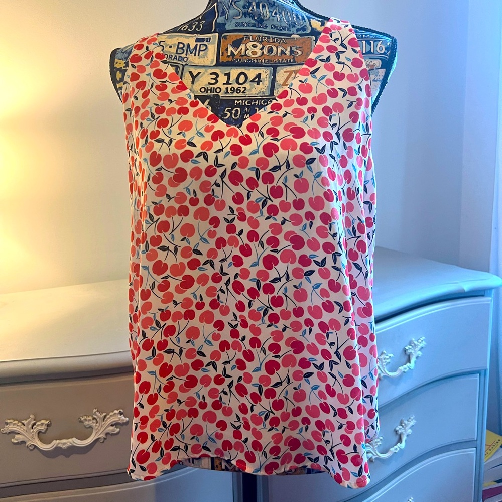 Loft floral silky tank